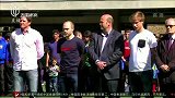 西甲-1516赛季-巴塞罗那举行默哀仪式 全欧洲集体哀悼足球大师-新闻
