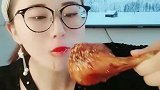 吃货吃爆辣手枪腿，感冒也要吃真爽！