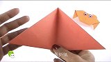 宝宝学折纸：这种折纸螃蟹，好多男孩子抢着学，太有创意了
