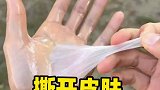 我的天，手皮都撕开了吗？液态乳液还能这么玩，节目效果拉满