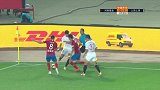 脚力非凡！上港远距离任意球 埃尔克森直接轰门被扑