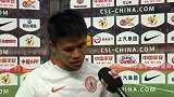 朱宝杰：客场比赛总是很艰难 击中门柱回去练射术