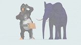 儿童卡通片：迷你特工队变成了彩色大笨象