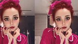 最美迪士尼公主！吴昕玩公主特效红发大眼美翻天，说英文超级流利