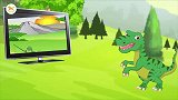 恐龙世界：恐龙世界真奇妙，还能在家看电视，小生活很滋润嘛