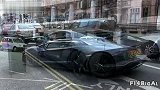 兰博基尼Aventador街头加速轰鸣引擎声