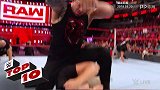 WWE-18年-RAW第1295期十佳镜头 大布回归暴打罗门 杰夫助哥哥主场取胜-专题