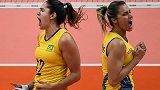 奥运会-16年-中国女排逆转卫冕冠军巴西  顽强晋级四强-新闻