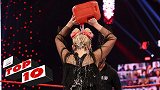 RAW第1440期十佳镜头：小邪女淋汽油 老李赢得冠军挑战资格