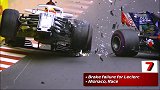 2018赛季F1十大惨烈翻车 阿隆索被瞬间撞飞碎片散落一地