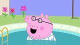 小猪佩奇：猪爷爷真夸张，不停的喂金金吃饭，它都胖成球了