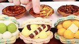贝壳马卡龙、经典蛋挞、芝士蛋挞、核桃蛋挞