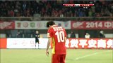 中超-14赛季-联赛-第29轮-第76分钟黄牌 亚泰胡斯蒂犯规吃到黄牌-花絮