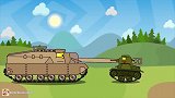 坦克世界搞笑动画：和这个家伙玩下，看看还会不会输
