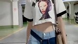 姑娘穿潮流服装，这气质真是优雅洋气
