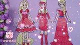 纸娃娃玩具新年特辑：纸娃娃装扮，迪士尼公主新年服装制作