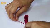 创意手工DIY，线球六瓣花的制作方法！
