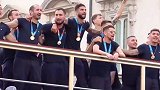 欧洲杯 意大利队 巡游夺冠庆典，全城狂欢博努奇 基耶利尼 因莫比莱 曼奇尼