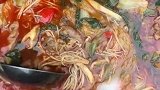 农村特色美食麻辣大锅菜就米饭，非常香啊！