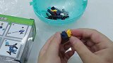 开箱试玩：DIY乐高玩具积木拼装，城市救援队之直升飞机系列