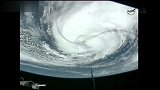 国际空间站实拍飓风横扫路易斯安那州壮观景象
