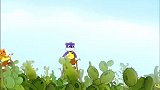 运动小子：蓝猫菲菲被困仙人掌阵内，为了冠军，这点痛算什么