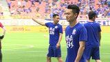中超-17赛季-“侬最蓝衫”！   重回虹口申花球员赛前热身穿应援T-专题