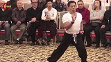 传统武术虎鹤双形拳，洪拳老师傅晚宴现场表演，一套下来掌声连连