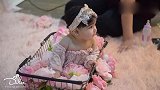 小宝宝拍艺术照，简直太美了仿佛一个花仙子一样的充满仙气
