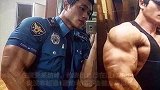 肌肉战警！他坚持健身训练17年 练成韩国最强壮警察