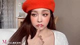 化妆技巧：春季橘红色元气少女妆容，让你看起来元气满满很少女
