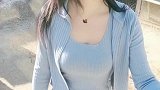 美女小姐姐一件包臀裙穿出公主的感觉,笑容太甜了吧