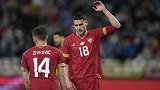 欧预赛-塞尔维亚2-0立陶宛 弗拉霍维奇破门塔迪奇建功