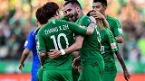 历史交锋-傲骨轰无解世界波朴成抢射破门 国安2-1申花