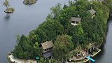 贵州一湖中发现很多独立小岛，适合隐居的仙景
