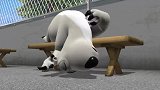 贝肯熊：贝肯熊的睡姿真要命，脑袋都能贴地，你要演杂技呀
