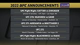 UFC271头条主赛官宣：阿迪萨亚VS惠特克二番战
