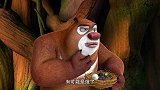 熊出没：小燕子饿了，熊大出去找吃的，熊二却玩开了