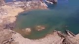 画面好似陨石撞击！黎巴嫩大爆炸威力骇人,现场炸出43米深坑
