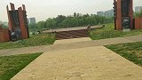 西安大明宫的太液池，唐代皇家后花园，空气清新景色迷人