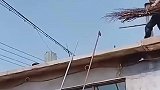 这样从屋顶下来一般人不敢