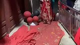 上门女婿的结婚仪式有多隆重？女孩穿着嫁衣来迎娶自己的白马王子
