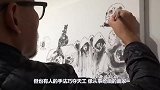 老外用火药画了一只猫头鹰，将其点燃后，画的价值呈几何翻倍！