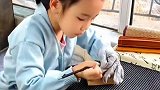 八岁女孩学篆刻，5天刻20多枚印章