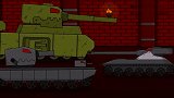 坦克世界动画：破烂kv44的战斗