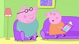 小猪佩奇：佩奇正看电视呢，女王突然出现了，她要公布个大事件