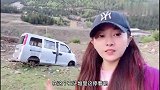 妹子房车进藏路边有新车被遗弃，妹子直呼高原车主都这么任性吗？
