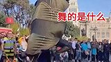 好奇怪的表演，舞的是什么
