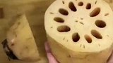 买了一斤的洞一半都是莲藕