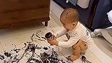 小姐姐看着娇小但这力气真的大啊